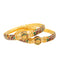 22K Yellow Gold Meenakari Bangle Set of 2 (66.3gm)