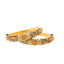 22K Yellow Gold Meenakari Bangle Set of 2 (46.3gm)