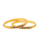 22K Yellow Gold Meenakari Bangle Set of 6 (88.1gm)