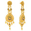 22K Yellow Gold Meenakari Earrings (21.2gm)