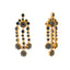 22K Yellow Gold & Sapphire Earrings (22.4gm)