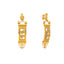 22K Yellow Gold & CZ Earrings (12.9gm)