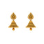 22K Yellow Gold Antique Jhumka Earrings (20.8gm)