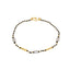 22K Multi-Tone Gold Beaded Bracelet (4.7gm)