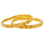 22K Yellow Indian Gold Bangle Set of 6 (83gm)