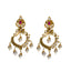 An image of a pair of 22K gold earrings from Virani Jewelers