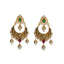 An image of a pair of exquisite Indian earrings from Virani Jewelers