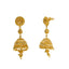 An image of the Jhumki Indian gold earrings from Virani Jewelers.