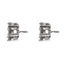 1 ct Diamond Cluster Earrings in 14k white gold - Virani Jewelers