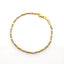 22K Multi Tone Gold Bracelet W/ Textured Barrel & Clustered Gold Beads - Virani Jewelers