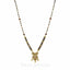 22K Yellow Gold Mangalsutra Beaded Chain Necklace W/ Hand Painted Bead Accents - Virani Jewelers