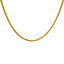 22K Yellow Gold Men's Chain W/ Braided Foxtail Link - Virani Jewelers