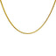 22K Yellow Gold Men's Chain W/ Braided Foxtail Link, 20" - Virani Jewelers