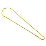 22K Yellow Gold Men's Chain W/ Rope Link, 20.5" - Virani Jewelers | Take your style to the next level with this 22K gold chain from Virani Jewelers!Features:

Thick ...