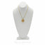 22K Yellow Gold Necklace & Earrings Set W/ Web Pendant & Textured Bead Balls - Virani Jewelers