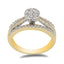 14K Two Tone Gold Diamond Ring - Virani Jewelers