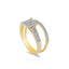 14K Two Tone Gold Diamond Pavé Bridal Ring Set - Virani Jewelers